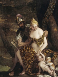 Paolo Veronese Title Mars, Venus and Cupid Date 1580